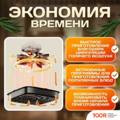 Аэрогриль / фритюрница Xiaomi MIJIA SMART AIR FRYER 5L MAF11 (С ПЕРЕХОДНИКОМ НА ЕВРОВИЛКУ) (9319)