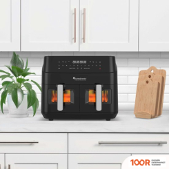 Аэрогриль / фритюрница TurboTronic TT-DAF6W (ЧЕРНЫЙ) (9303)