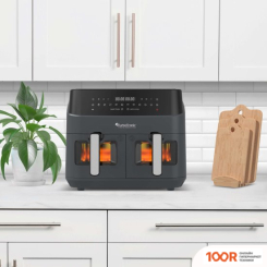 Аэрогриль / фритюрница TurboTronic TT-DAF6W (СЕРЫЙ) (9301)