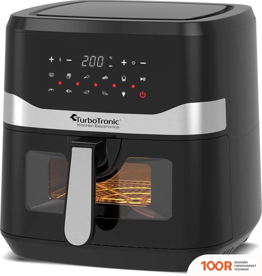 Аэрогриль / фритюрница TurboTronic TT-AF7W (ЧЕРНЫЙ) (9297)