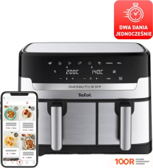 Аэрогриль / фритюрница Tefal DUAL EASY FRY & GRILL EY905D (9255)