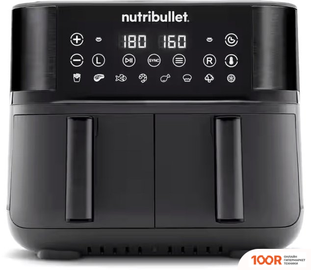 Аэрогриль / фритюрница NutriBullet TWIN DRAWER NBA081B (9091)