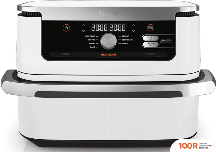 Аэрогриль / фритюрница Ninja FOODI FLEXDRAWER AIRFRYER AF500EUWH (9084)