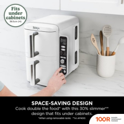 Аэрогриль / фритюрница Ninja DOUBLE STACK XL AIRFRYER SL400UKWH (9077)