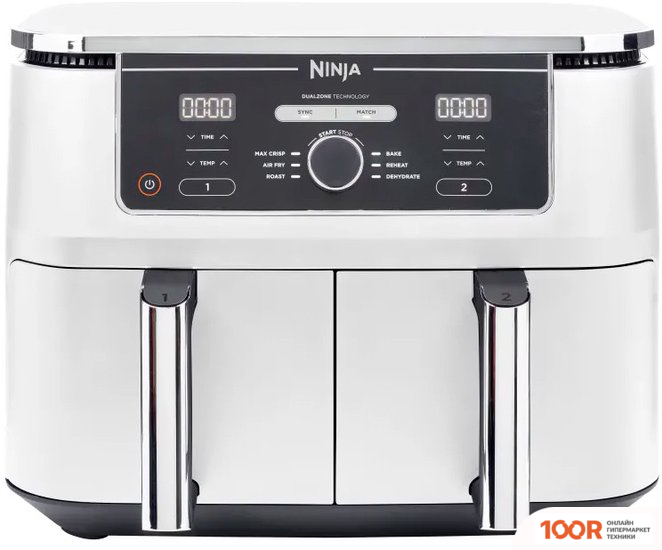 Аэрогриль / фритюрница Ninja AIR FRYER DUAL ZONE AF400EUWH (9072)