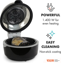 Аэрогриль / фритюрница Klarstein VITAIR FRYER (ЧЕРНАЯ) (9023)