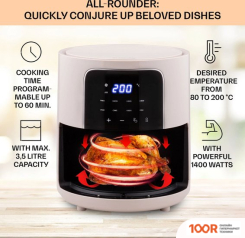 Аэрогриль / фритюрница Klarstein CRISP-PRO (БЕЖЕВЫЙ) (9012)