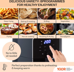 Аэрогриль / фритюрница Klarstein CRISP-PRO (АНТРАЦИТ) (9011)