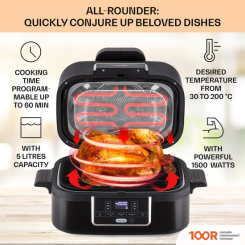 Аэрогриль / фритюрница Klarstein COMBO AIR (ЧЕРНЫЙ) (9009)