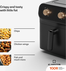 Аэрогриль / фритюрница Klarstein AEROCRISP 9 (ЧЕРНЫЙ) (8994)