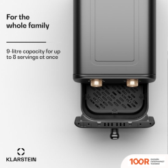 Аэрогриль / фритюрница Klarstein AEROCRISP 9 (ЧЕРНЫЙ) (8994)