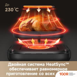 Аэрогриль / фритюрница Dreame TROUVER AIR FRYER FD10 PRO VFF12A (ЧЕРНЫЙ) (8812)
