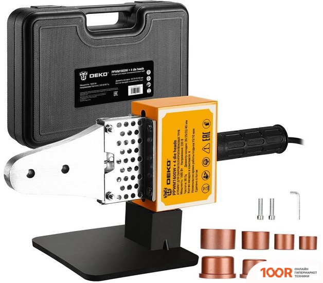 Аппарат для сварки труб Deko PPWM1600W 085-3012 (КЕЙС) (8619)