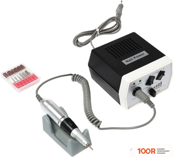 Аппарат для маникюра и педикюра Luazon LMH-03 (БЕЛО-ЧЕРНЫЙ) (8586)