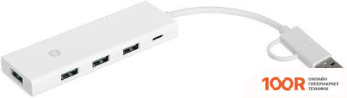 Хаб / Док-станция Xiaomi 4-IN-1 DUAL-HEAD SPLITTER XMSTFXQ01YM (КИТАЙСКАЯ ВЕРСИЯ) (8485)