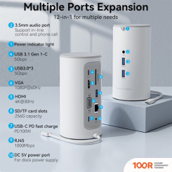 Хаб / Док-станция Vention TPHWC-EU (8476)