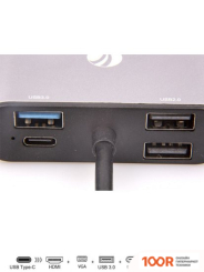 Хаб / Док-станция VCOM CU425 (8425)