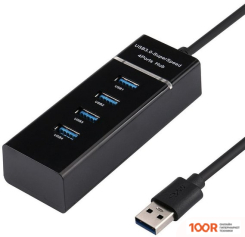 Хаб / Док-станция USBTOP USB3.0 TYPE-A - 4X USB3.0 СО СВЕТОДИОДНЫМ ИНДИКАТОРОМ (8404)