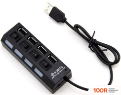 Хаб / Док-станция USBTOP USB2.0 TYPE-A - 4X USB2.0 С ВЫКЛЮЧАТЕЛЯМИ (8396)