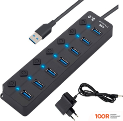 Хаб / Док-станция USBTOP USB TYPE-A - 4XUSB TYPE-A MOD02 556946 (8379)