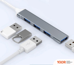 Хаб / Док-станция USBTOP USB TYPE-A - 4XUSB TYPE-A 556371 (8375)