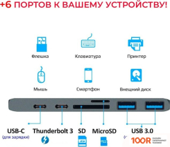 Хаб / Док-станция USBTOP 2XUSB3.1 TYPE-C - 2XUSB3.0/2XUSB3.1 TYPE-C (8371)