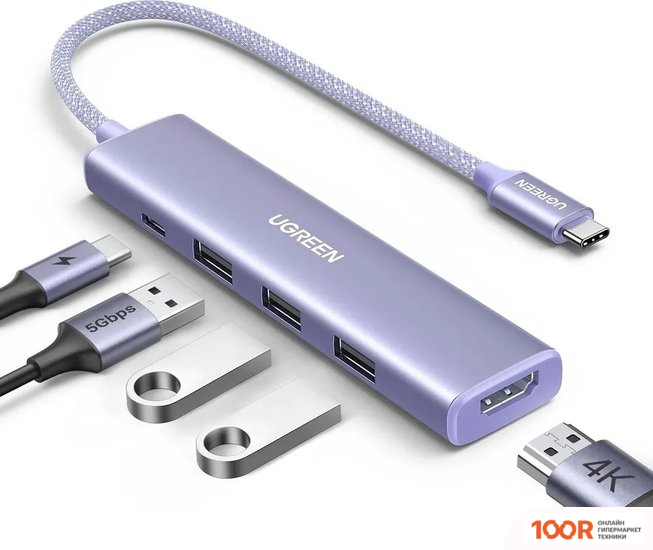 Хаб / Док-станция Ugreen CM478 15495 (8342)