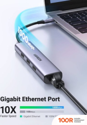 Хаб / Док-станция Ugreen CM475 USB C TO ETHERNET 60600 (8341)
