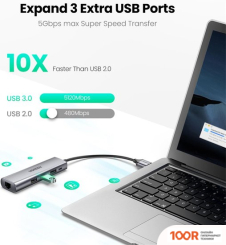 Хаб / Док-станция Ugreen CM266 60812 (8324)