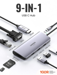 Хаб / Док-станция Ugreen CM179 70490 (8312)