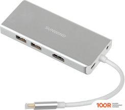 Хаб / Док-станция SunWind SW-DS035-S (8293)