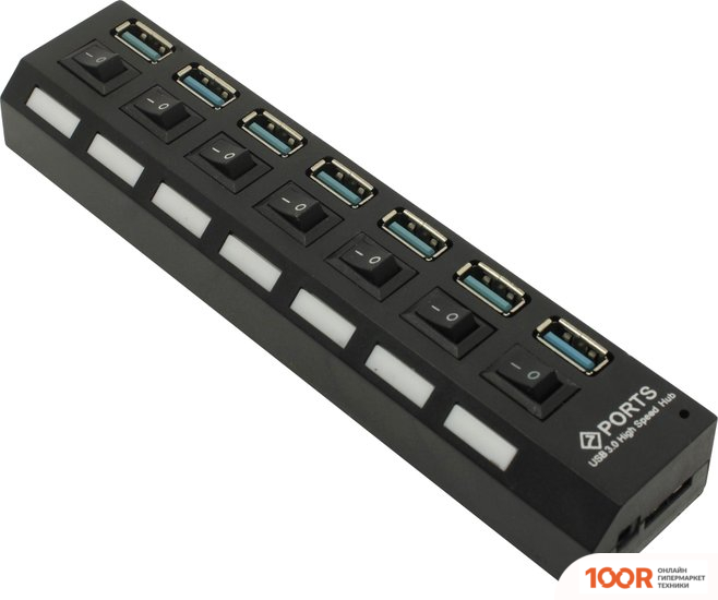 Хаб / Док-станция SmartBuy SBHA-7307-B (8285)