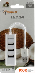 Хаб / Док-станция SBOX H-204 (БЕЛЫЙ) (8267)
