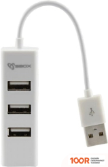 Хаб / Док-станция SBOX H-204 (БЕЛЫЙ) (8267)