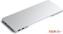 Хаб / Док-станция Satechi USB-C SLIM DOCK ST-UCISDS (СЕРЕБРИСТЫЙ) (8265)