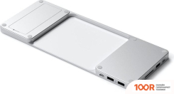 Хаб / Док-станция Satechi USB-C SLIM DOCK ST-UCISDS (СЕРЕБРИСТЫЙ) (8265)