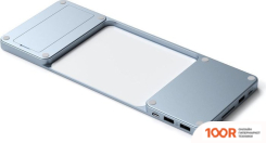 Хаб / Док-станция Satechi USB-C SLIM DOCK ST-UCISDB (ГОЛУБОЙ) (8264)
