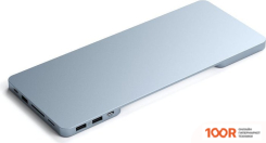 Хаб / Док-станция Satechi USB-C SLIM DOCK ST-UCISDB (ГОЛУБОЙ) (8264)