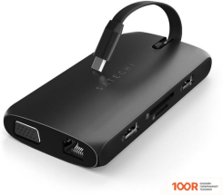 Хаб / Док-станция Satechi USB-C ON-THE-GO MULTIPORT ADAPTER ST-UCMBAK (8262)