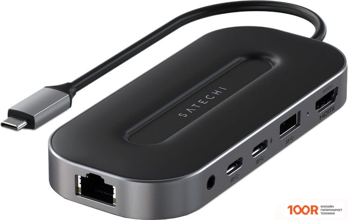 Хаб / Док-станция Satechi USB-4 MULTIPORT W2.5G ETHERNET ST-U4MGEM (8255)