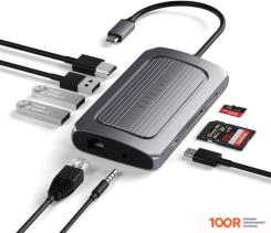 Хаб / Док-станция Satechi USB 4 MULTIPORT ADAPTER WITH 8K HDMI ST-U4MA3M (8254)