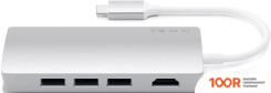 Хаб / Док-станция Satechi TYPE-C MULTI-PORT ADAPTER 4K WITH ETHERNET V2 ST-TCMA2S (8253)