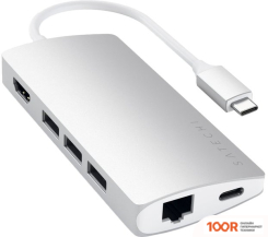 Хаб / Док-станция Satechi TYPE-C MULTI-PORT ADAPTER 4K WITH ETHERNET V2 ST-TCMA2S (8253)