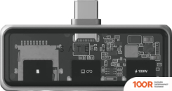 Хаб / Док-станция Satechi MOBILE XR HUB WITH MICROSD READER ST-HXRSDM (СЕРЫЙ) (8216)