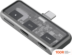 Хаб / Док-станция Satechi MOBILE XR HUB WITH MICROSD READER ST-HXRSDM (СЕРЫЙ) (8216)