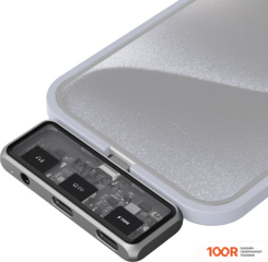 Хаб / Док-станция Satechi MOBILE XR HUB WITH AUDIO ST-HXRAJM (СЕРЫЙ) (8215)