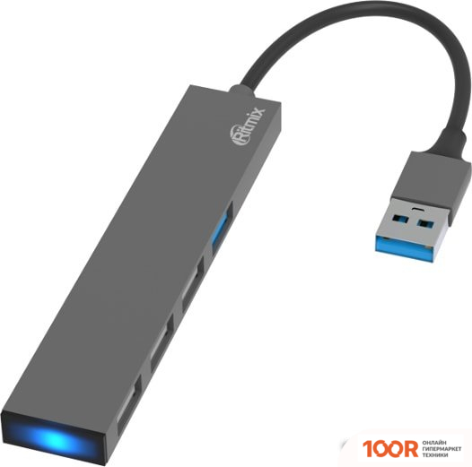 Хаб / Док-станция Ritmix CR-4406 METAL (8211)