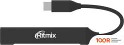 Хаб / Док-станция Ritmix CR-4401 METAL (8208)