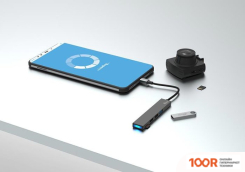 Хаб / Док-станция Ritmix CR-4314 METAL (8205)