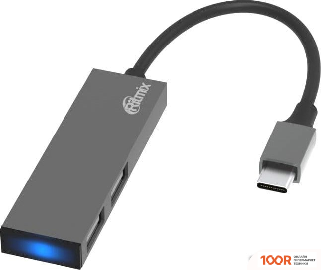 Хаб / Док-станция Ritmix CR-4201 METAL (8203)